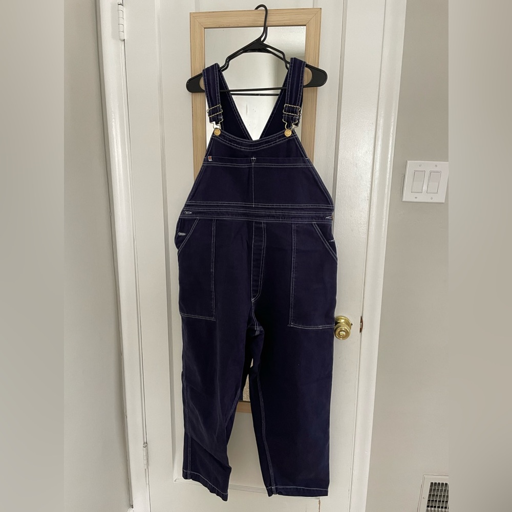 Big Bud Press Navy Blue Overalls- Size XL